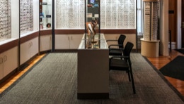Image gallery showcasing Dr. Michael Sullivan's Sullivan Optical practice in Potsdam, NY